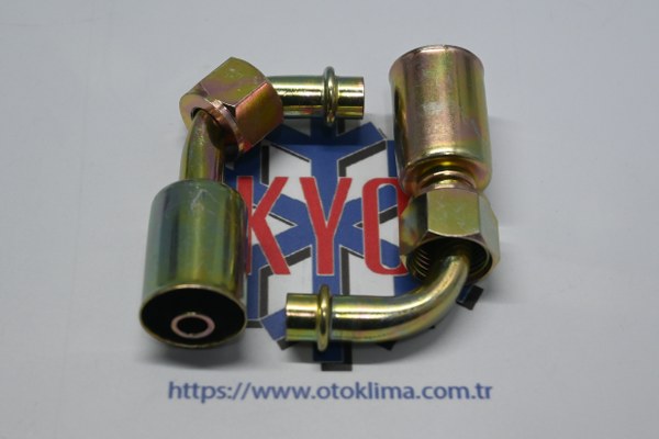 KYO7950A  UNİVERSAL 10MM ETLİ  DEMİR BAĞLANTI REKORU 90°