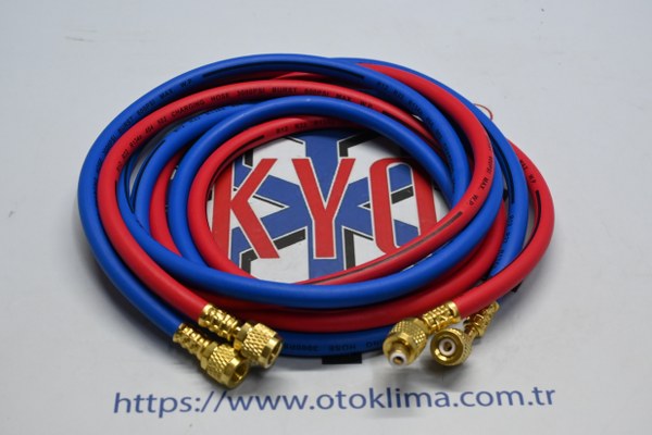 KYOA727  GAZ ŞARJ HORTUM SETİ  2,5 METRE