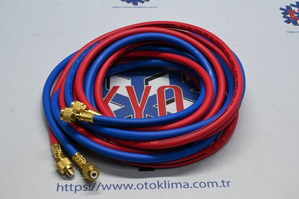 KYOA729  UNİVERSAL GAZ ŞARJ HORTUM SETİ 4 METRE