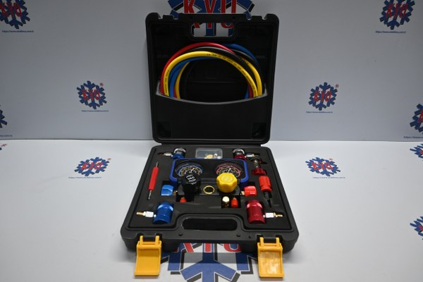 KYOA762  R134 - 1234YF MANİFOLT SETİ  ALÇAK - YÜKSEK BASINC 