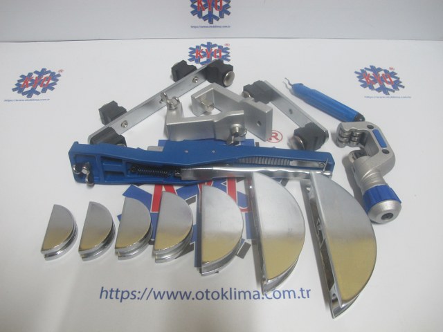 KYOAP410 ALEMİNYUM BORU BÜKME VE KESME SETİ 1/4 7/8 İNC ARASI 