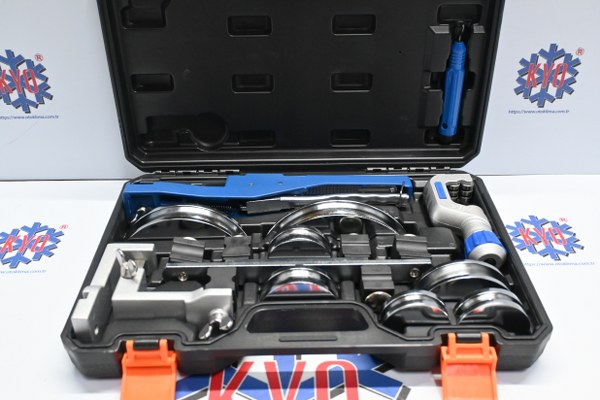 KYOAP410 ALEMİNYUM BORU BÜKME VE KESME SETİ 1/4 7/8 İNC ARASI 14 PARÇA 