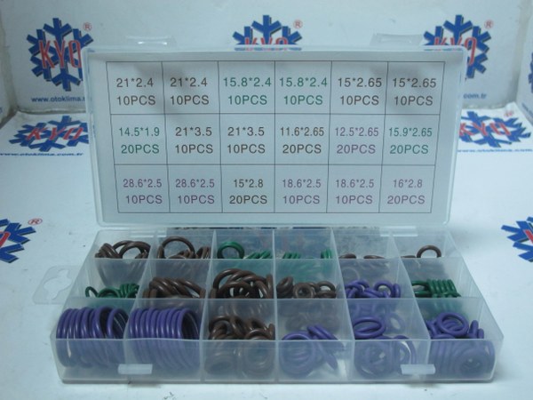 KYOD585  FİAT - OPEL - FORD - VW - RENAULT  ÖZEL ORİNG SETİ  240 PCS 