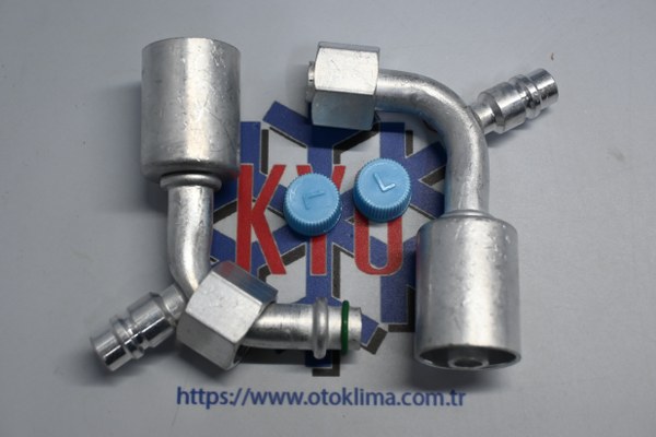 KYO7919B 13MM ETLİ SERVİS PORTLU ALİMİNYUM REKOR 90° L